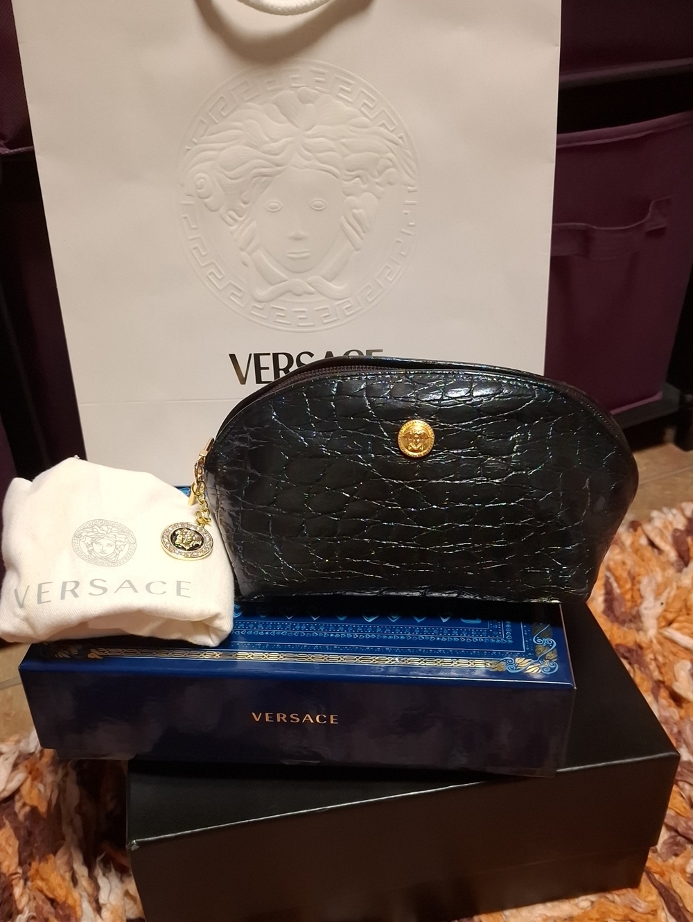 Gianni Versace Couture Cosmetic Bag